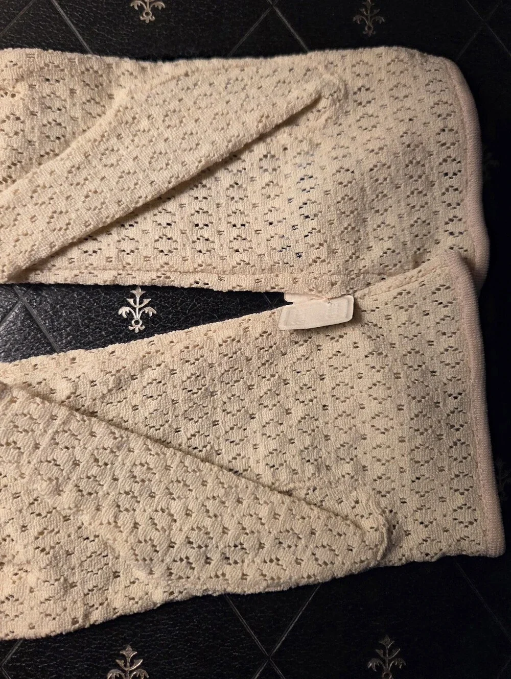 Vintage 1950s Ladies Stretch Nylon Gloves. New With Tags. Made In Japan.